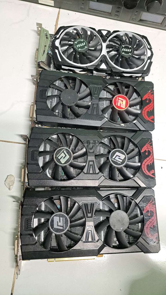 VGA RX 580 8GB 2048SP + RX 570 8GB