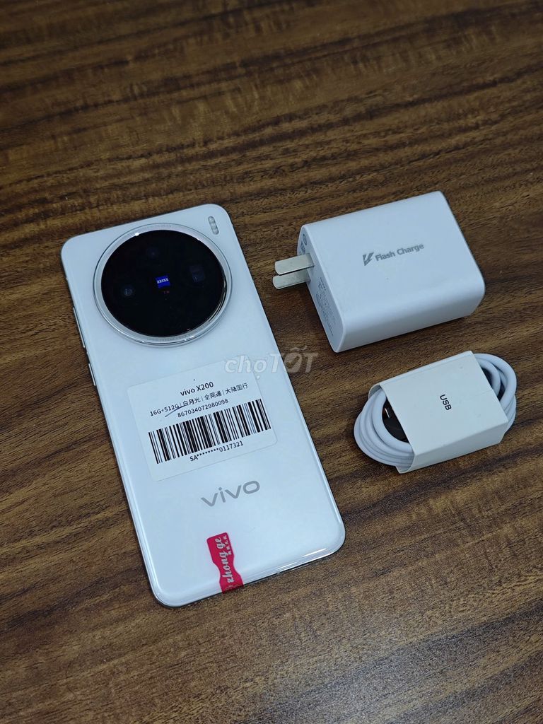 Vivo X200 16/512 Trắng sạc 80w có ship COD. Mua bán Điện thoại tại Quận Hoàng Mai Hà Nội được đăng bởi Trần Ngọc Hiếu hình 1