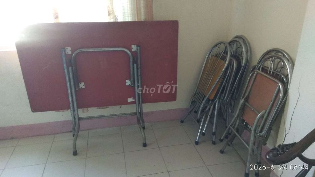 Bộ bàn ghế Hòa Phát Kim loại, Gỗ 6 ghế. Mua bán Bàn ghế tại Quận Sơn Trà Đà Nẵng được đăng bởi bacnam hình 1