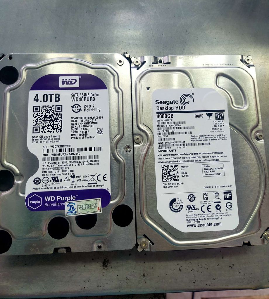 Ổ cứng HDD 4TB mới đẹp ít xài