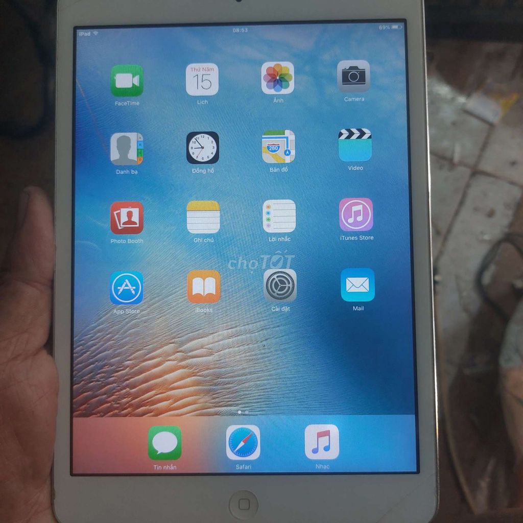 Apple iPad 12.6GB Bạc. Mua bán Máy tính bảng tại Quận 8 Tp Hồ Chí Minh được đăng bởi đai phat hình 1
