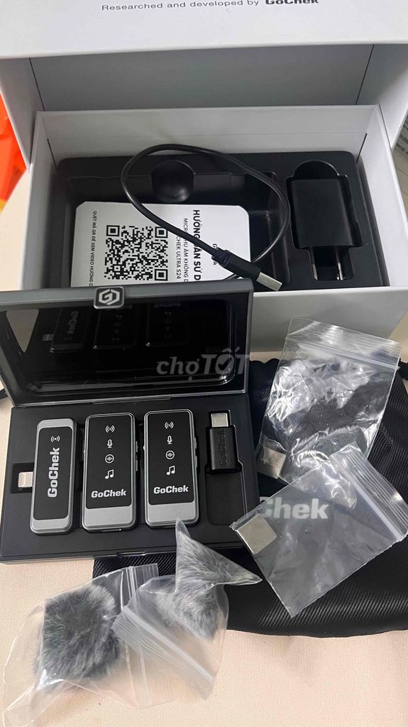 Microphone GoChek Ultra S24 mới 99% 2 mic có hộp. Mua bán Tivi, Âm thanh tại Quận Bình Thạnh Tp Hồ Chí Minh được đăng bởi Phú Hào hình 1