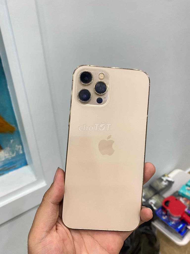 Apple iPhone 12 Pro Max 128GB Vàng. Mua bán Điện thoại tại Huyện Thuỷ Nguyên Hải Phòng được đăng bởi Nhật Hạ Mobile hình 1