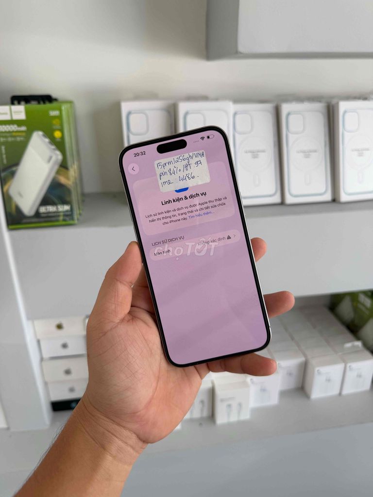 iphone 15 Promax 256Gb Pin 84 vn/a. Mua bán Điện thoại tại Quận Ninh Kiều Cần Thơ được đăng bởi Như Ý Mobile Cần Thơ hình 5