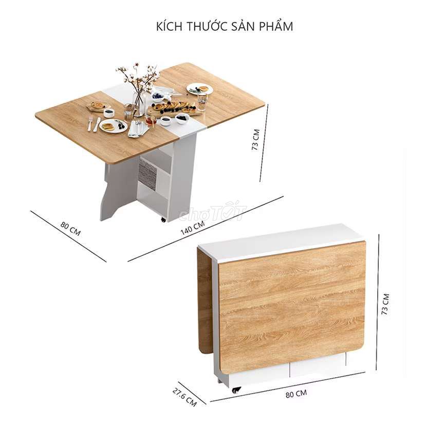 Bàn ăn thông minh gỗ MDF. Mua bán Bàn ghế tại Quận Tân Phú Tp Hồ Chí Minh được đăng bởi Thư Quỳnh hình 1