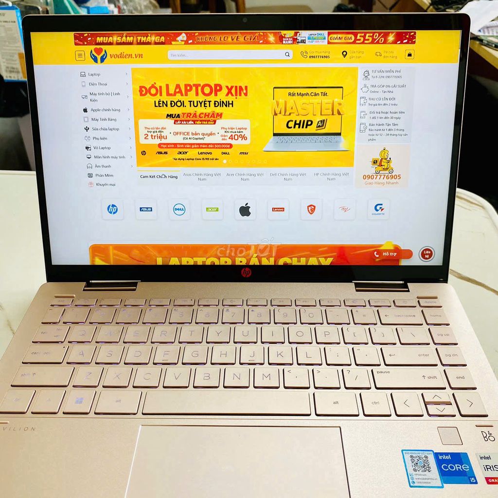 HP Pavilion x360 14-EK1049TU i5-1335U 16/512 Win11. Mua bán Laptop tại Quận Ninh Kiều Cần Thơ được đăng bởi Võ Diện hình 1