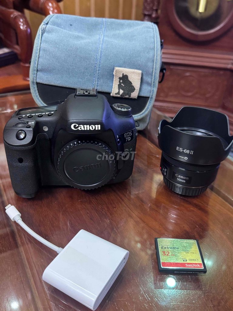 Canon 7D kèm Lens 50Stm. Mua bán Máy ảnh, Máy quay tại Huyện Gia Lâm Hà Nội được đăng bởi Nguyễn Đức Thắng hình 1