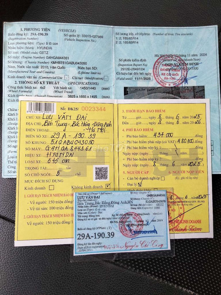 Hyundai Getz 2010 1.1 MT - 150000 km. Mua bán Ô tô tại Thị xã Sơn Tây Hà Nội được đăng bởi Đỗ Văn Long hình 15