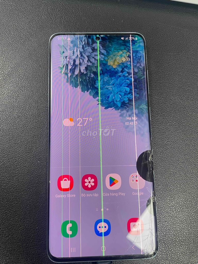 Samsung Galaxy S20 plus Trắng Hỏng màn hình. Mua bán Điện thoại tại Quận 12 Tp Hồ Chí Minh được đăng bởi Việt Trần hình 1