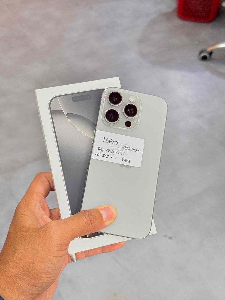 Apple iPhone 16 Pro 128GB Titan Việt Nam. Mua bán Điện thoại tại Quận Ninh Kiều Cần Thơ được đăng bởi DUY IPHONE  hình 1