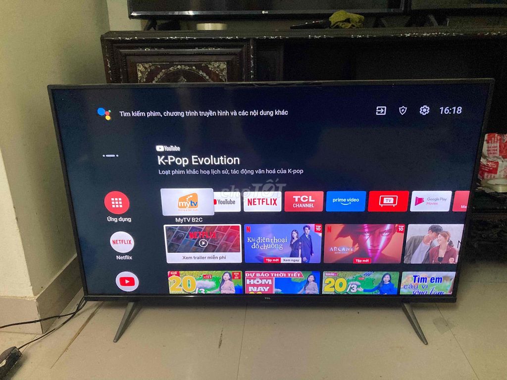 Bán tivi tcl 50 inh hình ảnh 4k kết nối wifa chayh