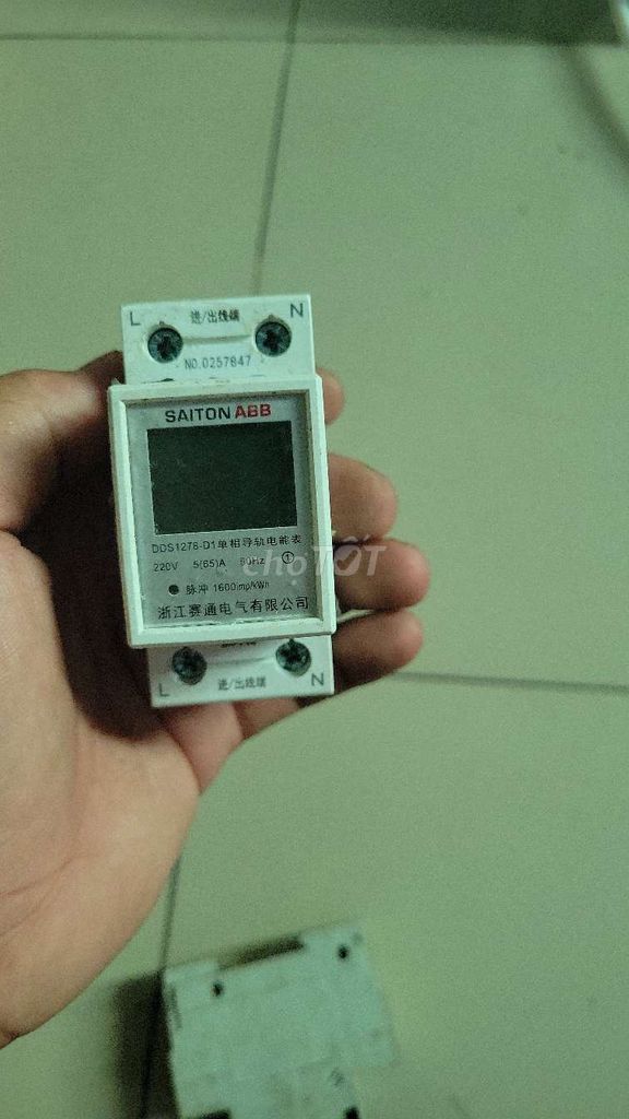 Đồng hồ đo điện SAITON ABB DDS1278-D1. Mua bán Đồ chuyên dụng, Giống nuôi trồng tại Thành phố Dĩ An Bình Dương được đăng bởi ST hình 1