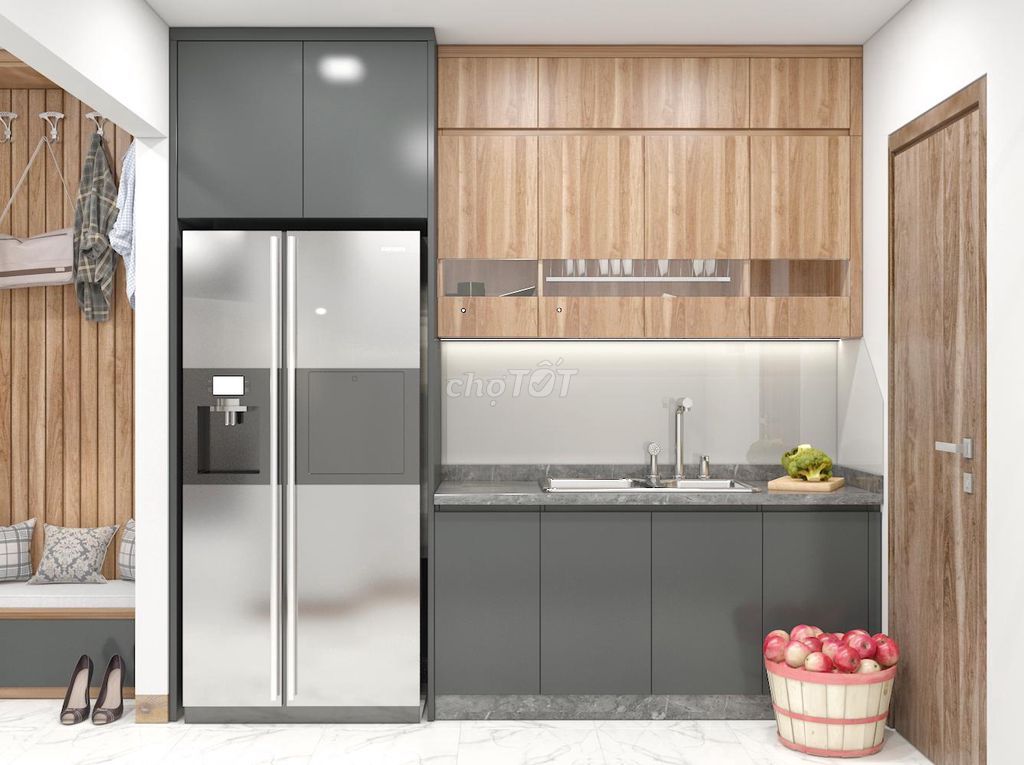 Cho thuê căn hộ Rivera Park Quận 10 DT 75m2 2PN 2WC. Giá 16 Triệu