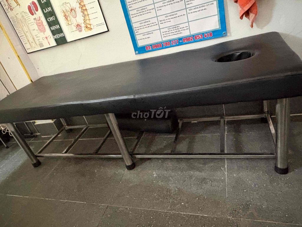 Giường trị liệu Inox Đen đã qua sử dụng. Mua bán Nội thất, đồ gia dụng khác tại Quận Tân Phú Tp Hồ Chí Minh được đăng bởi Nguyễn Hằng hình 1