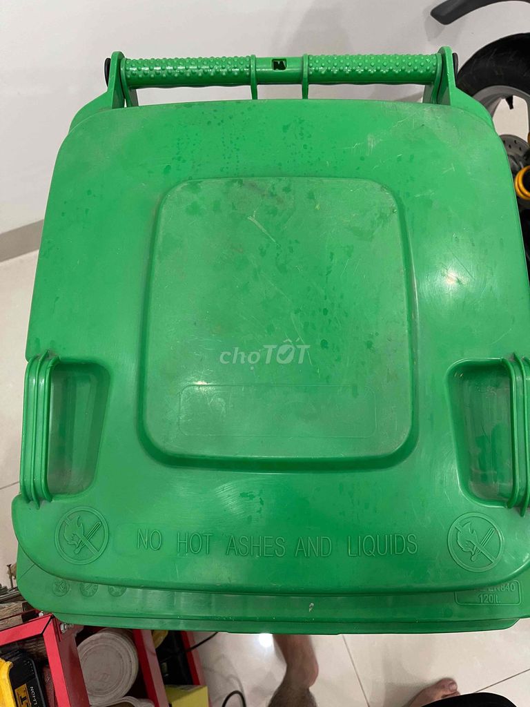 Thùng rác 120 lít Xanh lá. Mua bán Nội thất, đồ gia dụng khác tại Thành phố Biên Hòa Đồng Nai được đăng bởi Dục trung hình 1