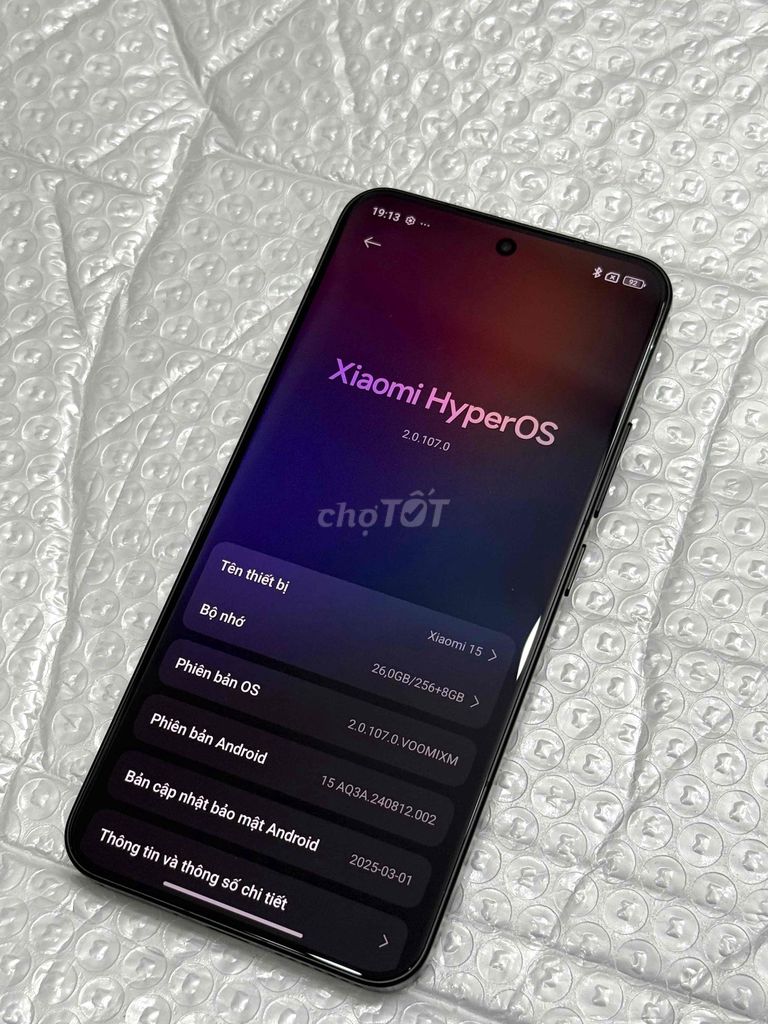 Xiaomi 15 256GB Đen. Mua bán Điện thoại tại Quận Bình Thạnh Tp Hồ Chí Minh được đăng bởi NTH hình 1