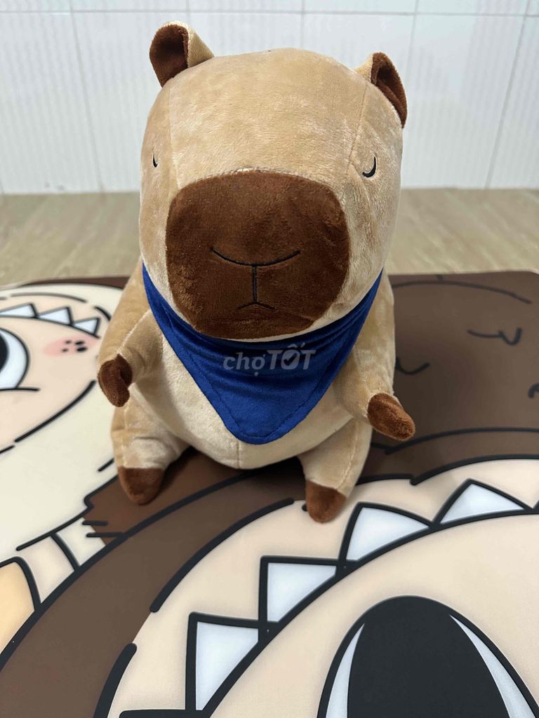 1 bé thú bông capybara 30cm 28k