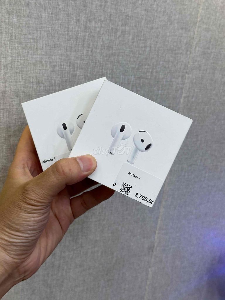 Apple AirPods 4 Trắng Mới New Seal 100% Bh 12T. Mua bán Tivi, Âm thanh tại Quận Ninh Kiều Cần Thơ được đăng bởi Quý Mobile Cần thơ hình 1