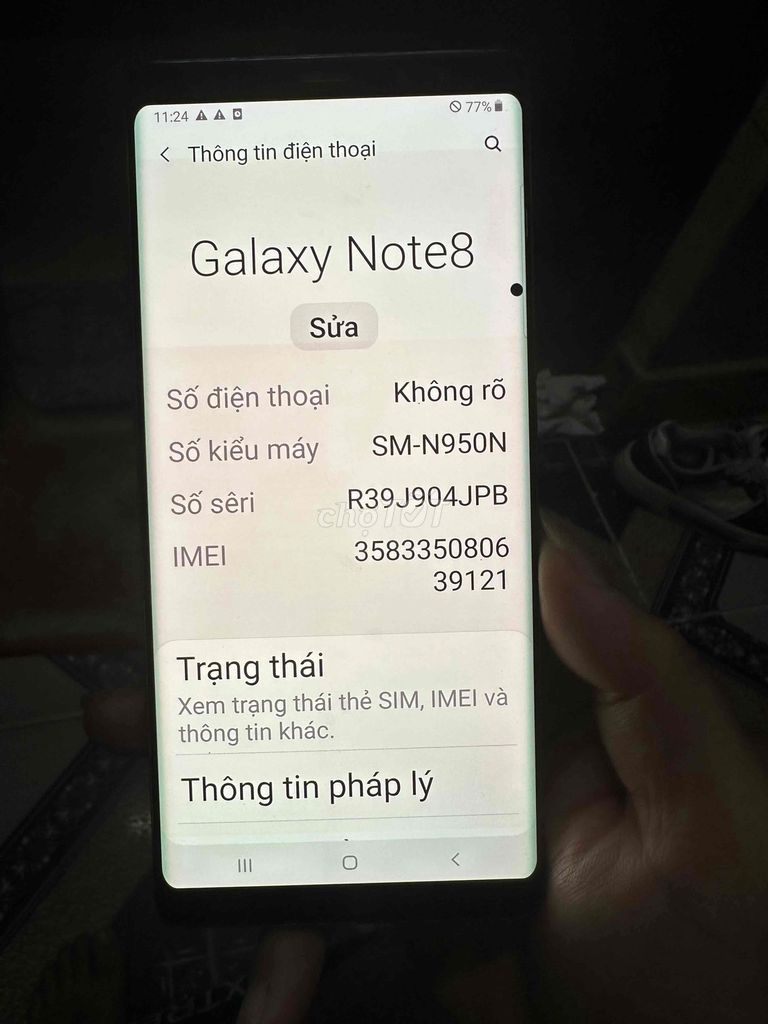 Samsung Note 8 64GB. Mua bán Điện thoại tại Quận Kiến An Hải Phòng được đăng bởi Kiên Hoàng hình 1