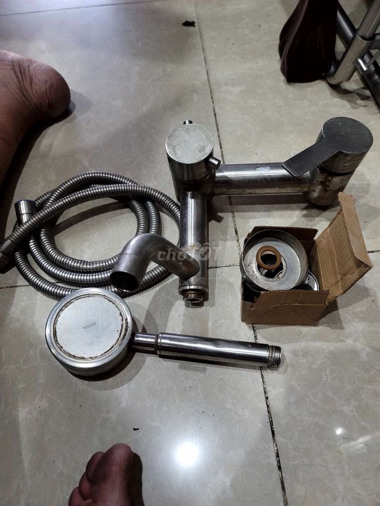 Bộ sen cây tắm Inox 304 Bạc Hiện đại. Mua bán Thiết bị vệ sinh, nhà tắm tại Thành phố Biên Hòa Đồng Nai được đăng bởi Nguyễn Văn Hòa hình 1