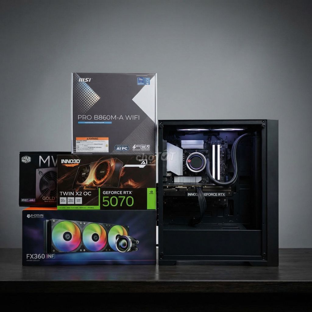 Dàn máy Ultra 7 265KF, RTX 5070, 32GB DR5, 1TB SSD. Mua bán Máy tính để bàn tại Quận Tân Phú Tp Hồ Chí Minh được đăng bởi Hữu Cương hình 1