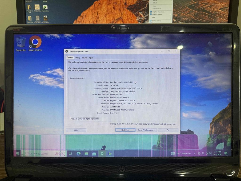 Thanh lý Laptop HP ENDY DV6 - Còn sử dụng được. Mua bán Laptop tại Thành phố Thủ Đức Tp Hồ Chí Minh được đăng bởi Sơn hình 1