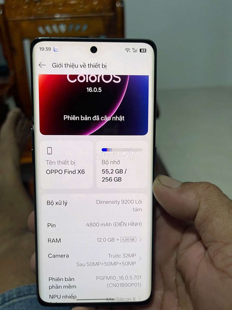Oppo Find X6 Đen 256GB 12GB Like New. Mua bán Điện thoại tại Huyện Dương Minh Châu Tây Ninh được đăng bởi Hong hình 1