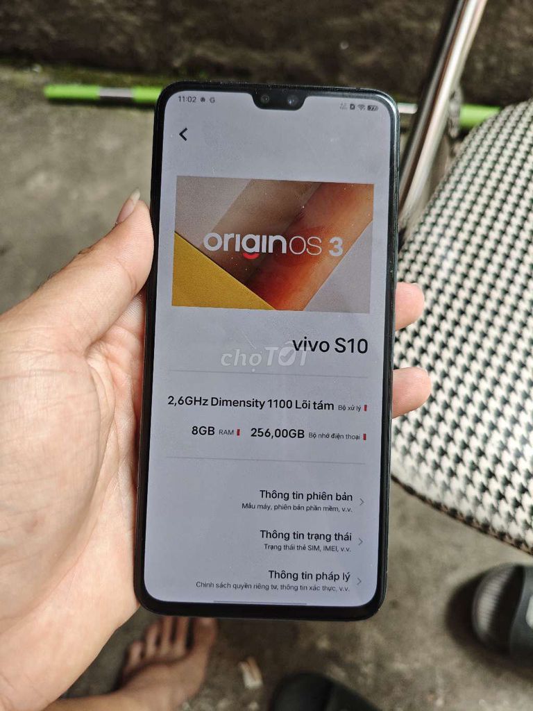 Vivo S10 256GB Đen Dimensity 1100. Mua bán Điện thoại tại Huyện Thanh Trì Hà Nội được đăng bởi Thắng hình 1