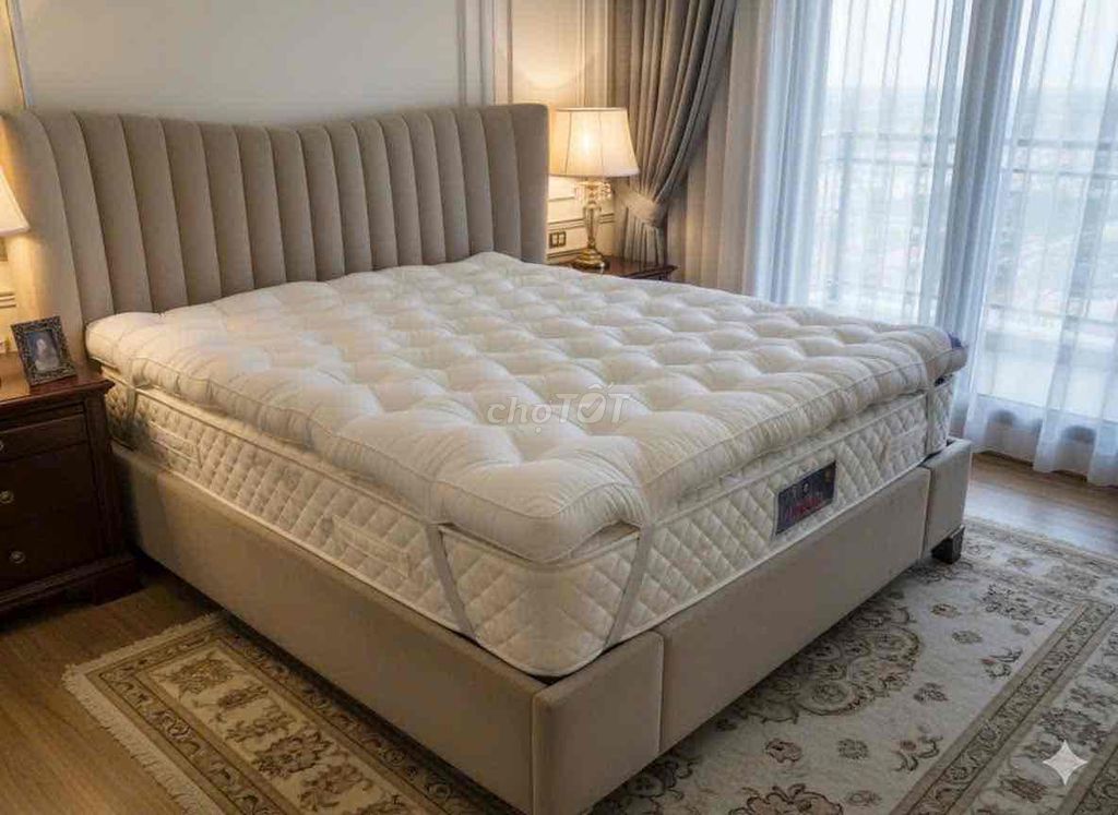 Nệm topper 2m x 1.2m Trắng Chưa sử dụng. Mua bán Giường, chăn ga gối nệm tại Quận Tân Phú Tp Hồ Chí Minh được đăng bởi Mỹ Dung hình 1