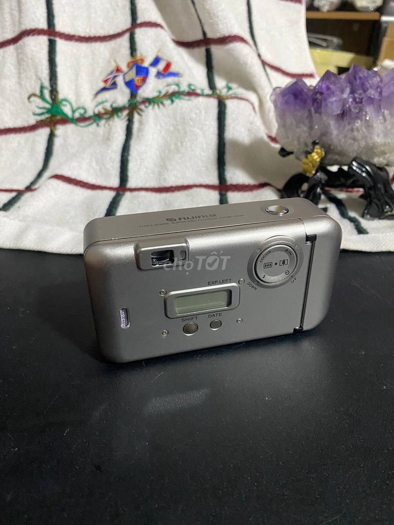 Máy ảnh Fujifilm Tiara Zoom Bạc. Mua bán Máy ảnh, Máy quay tại Huyện Trà Ôn Vĩnh Long được đăng bởi maximura hình 1