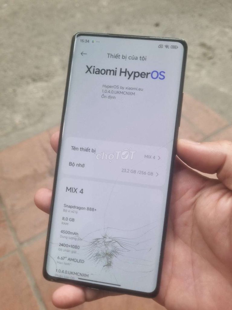 Xiaomi Mi Mix 4 256GB Đen. Mua bán Điện thoại tại Quận Ba Đình Hà Nội được đăng bởi đình bắc hình 1