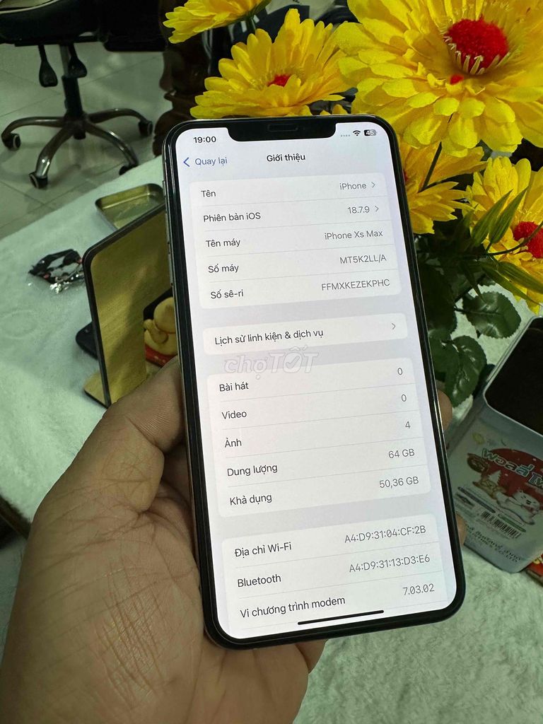 iPhone Xs Max 64G Trắng Đã sử dụng. Mua bán Điện thoại tại Thành phố Biên Hòa Đồng Nai được đăng bởi thanh hình 1