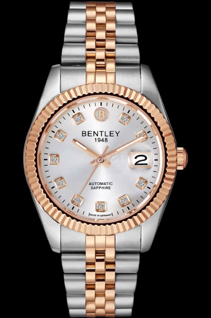 Đồng hồ Bently chính hãng ĐỨC mạ vàng form Rolex