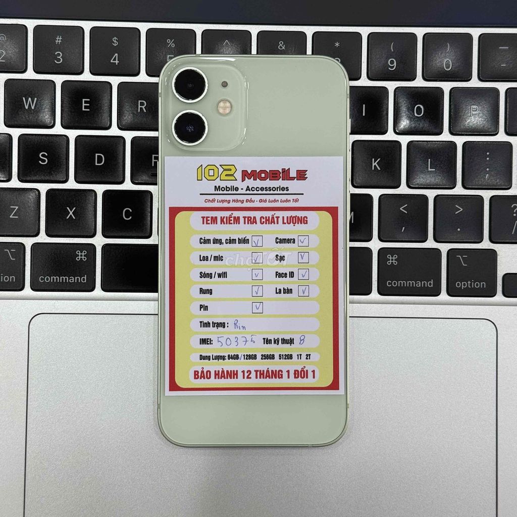 iPhone 12 Mini 64GB Xanh lá máy đẹp chuẩn zin. Mua bán Điện thoại tại Thành phố Buôn Ma Thuột Đắk Lắk được đăng bởi Nguyễn Hoàng hình 1