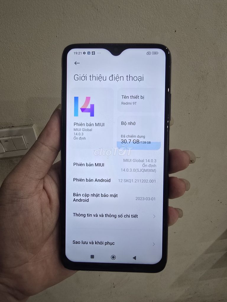Xiaomi Redmi 9T 128GB Đen. Mua bán Điện thoại tại Quận Cầu Giấy Hà Nội được đăng bởi Tên chưa cung cấp hình 1