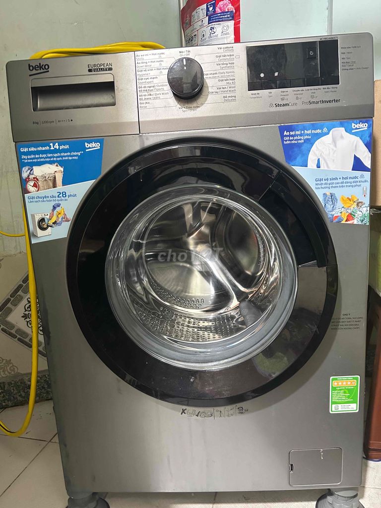 Máy giặt Beko 8kg ProSmartInverter Xám. Mua bán Máy giặt tại Thành phố Thủ Đức Tp Hồ Chí Minh được đăng bởi Vân Anh hình 1