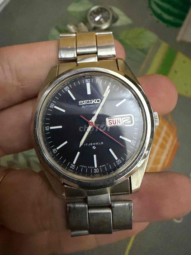 Đồng hồ Seiko Automatic Đen Kim loại. Mua bán Đồng hồ tại Quận Gò Vấp Tp Hồ Chí Minh được đăng bởi Tiệm Giữ Giờ hình 1
