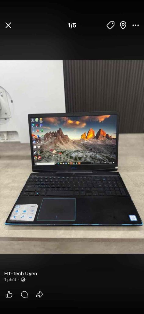 Dell G3 3590 i5-9300H 15.6 inch 8GB/SSD 128GB+HDD. Mua bán Laptop tại Thành phố Biên Hòa Đồng Nai được đăng bởi Uyên Phạm hình 1
