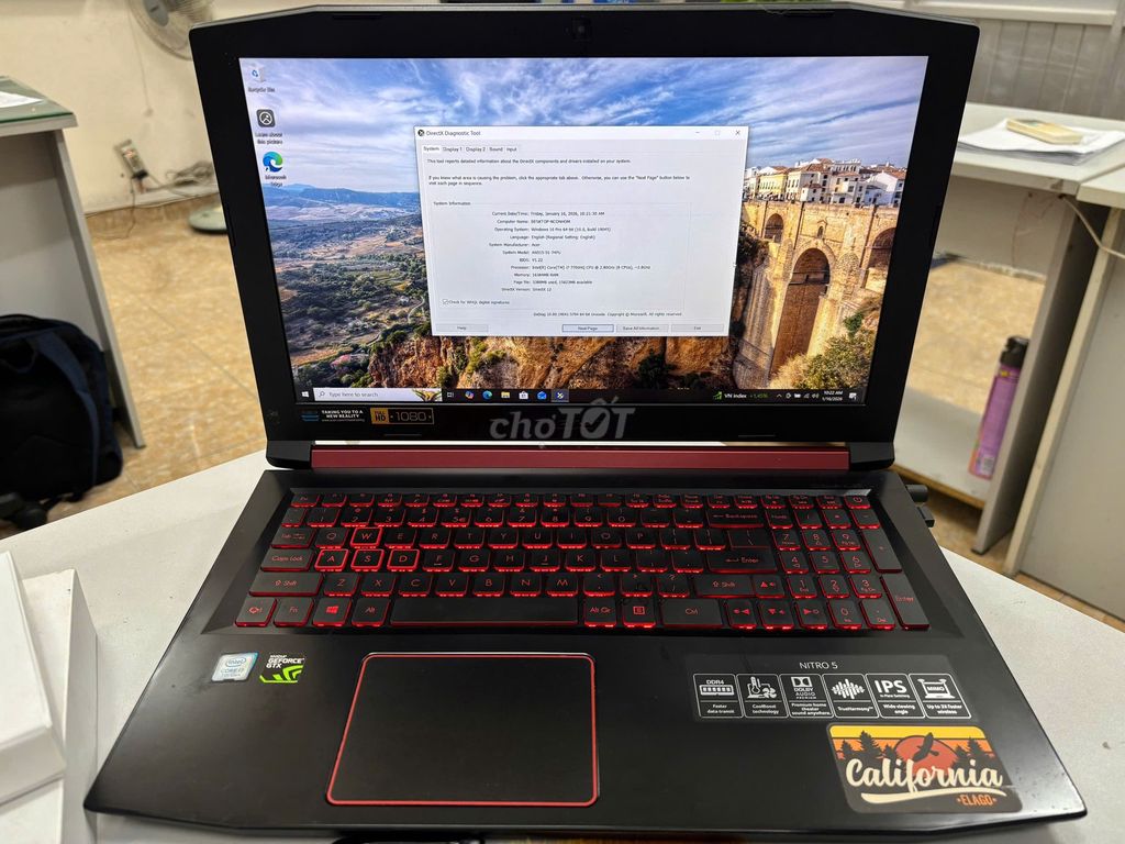Acer Nitro 5 AN515 I7 7700HQ 1050ti 16GB/128GB. Mua bán Laptop tại Quận 3 Tp Hồ Chí Minh được đăng bởi Dạo hình 1