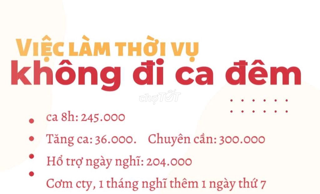 tuyển dụng lao động thời vụ hành chánh Q7