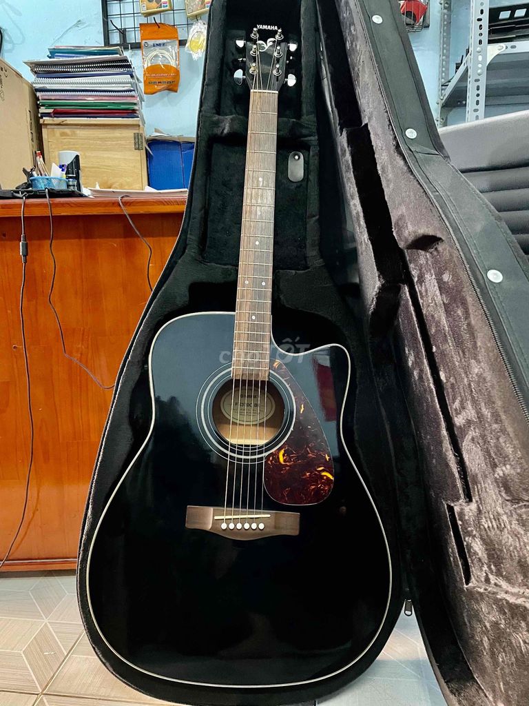 Guitar Yamaha FX370C BL Like New 99% Có EQ Yamaha