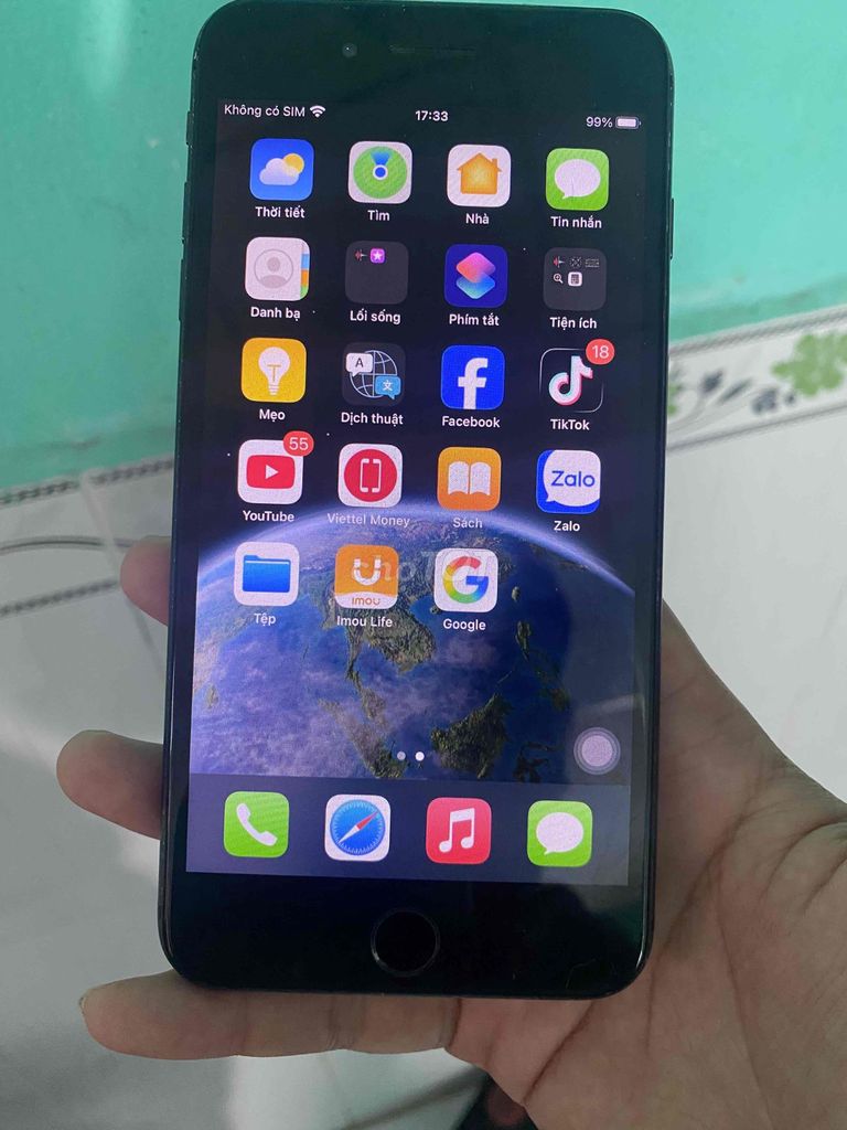 Apple iPhone 8 Plus 64GB Đen. Mua bán Điện thoại tại Thị xã Tân Uyên Bình Dương được đăng bởi điện thoại cũ tân uyên hình 1