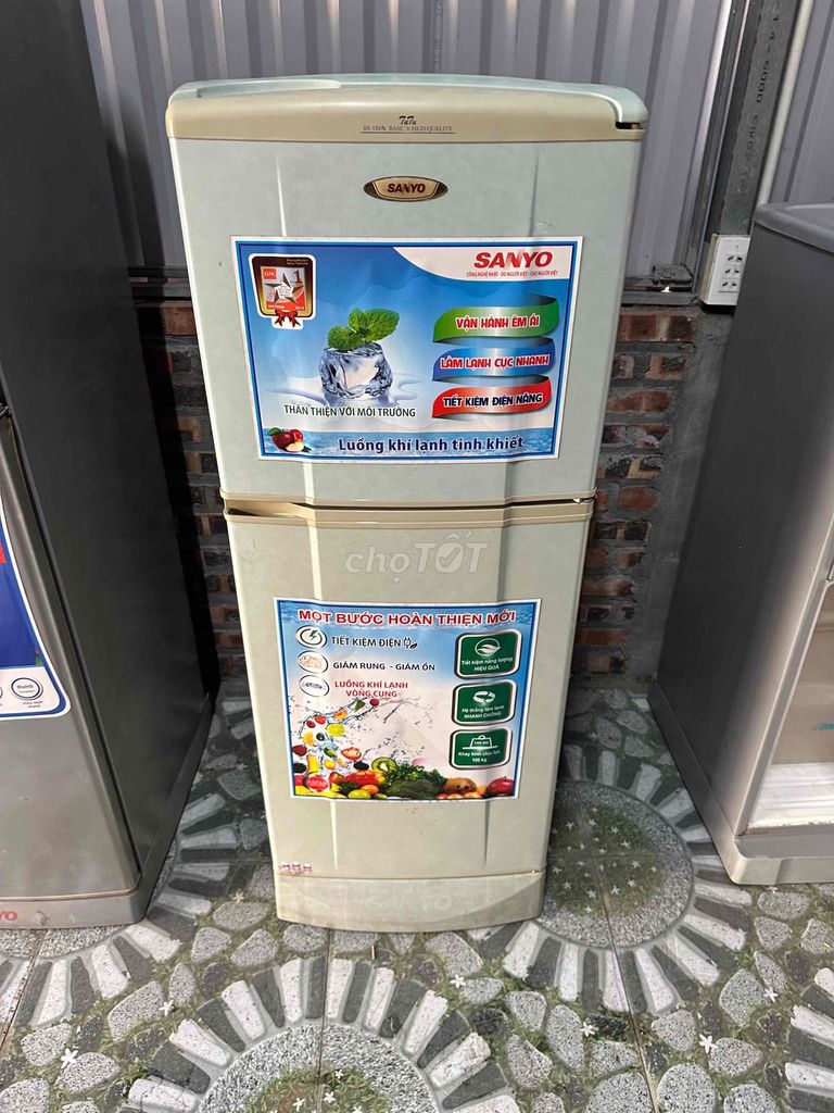Tủ lạnh Sanyo Xám nhạt. Mua bán Tủ lạnh tại Huyện An Dương Hải Phòng được đăng bởi Phát Thanh Lý  hình 1