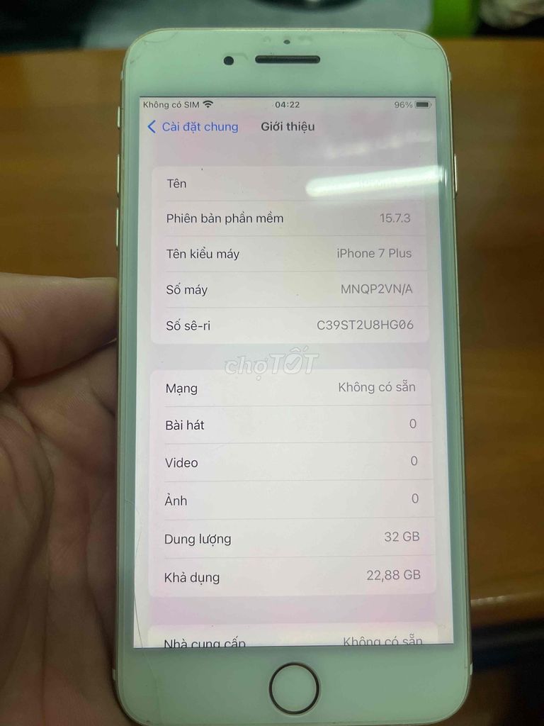 Iphone 7plus VnA 32gb. Mua bán Điện thoại tại Thành phố Dĩ An Bình Dương được đăng bởi Anh Giang hình 1