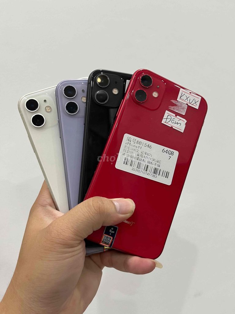 Apple iPhone 11 64GB Đỏ, Đen, Tím, Trắng. Mua bán Điện thoại tại Thành phố Thủ Dầu Một Bình Dương được đăng bởi Bảo Long hình 1