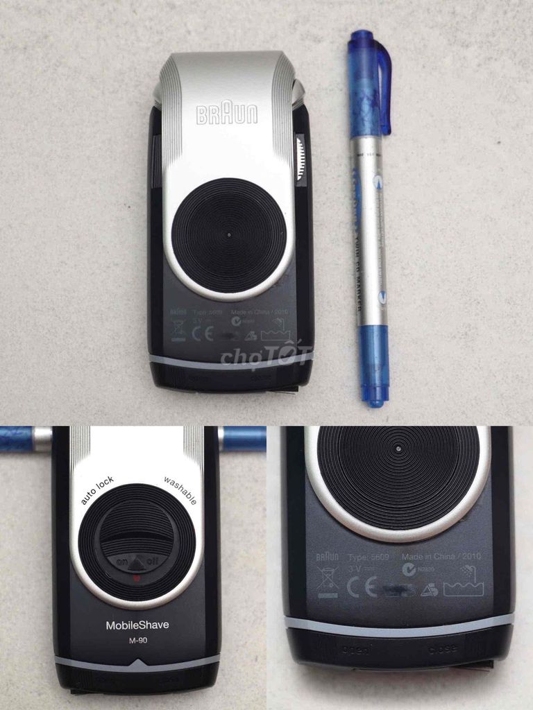 Máy cạo râu Braun M90 Đã dùng. Mua bán Phụ kiện thời trang khác tại Quận 6 Tp Hồ Chí Minh được đăng bởi QA hình 1