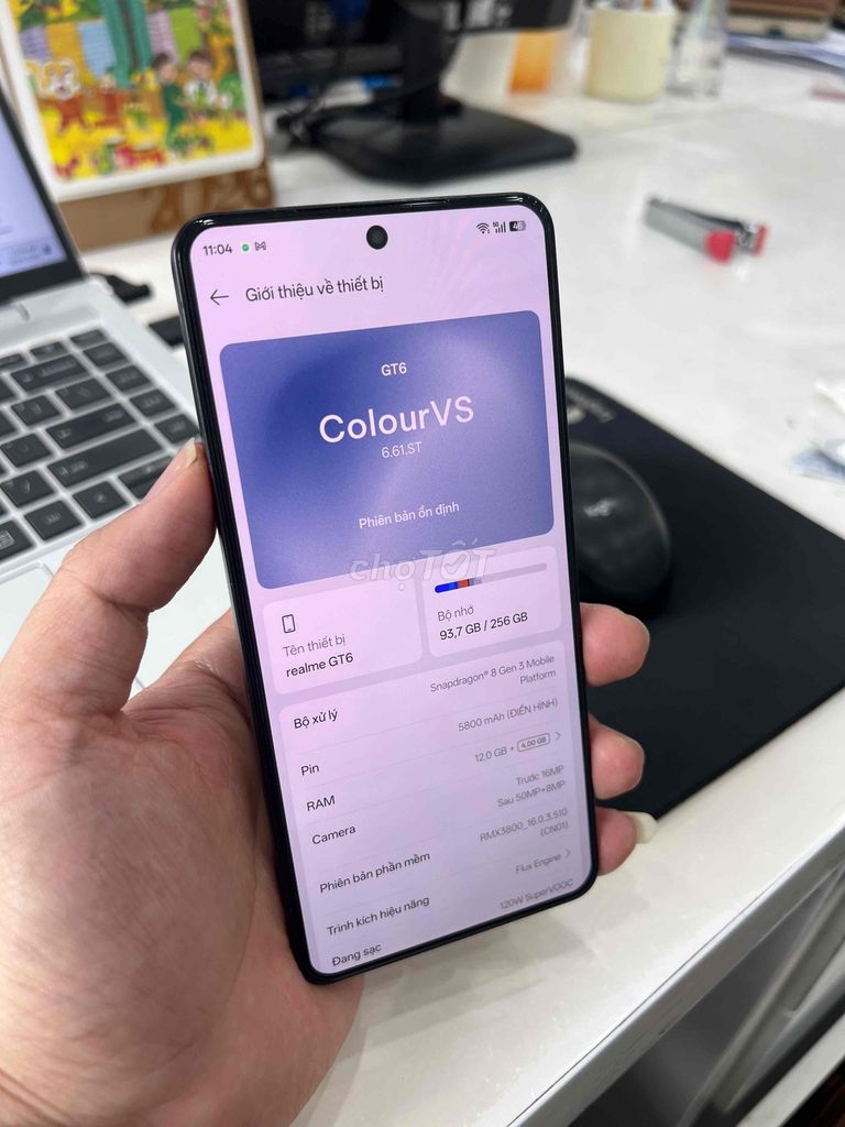Realme GT6 256GB Đen Đã sử dụng. Mua bán Điện thoại tại Quận 5 Tp Hồ Chí Minh được đăng bởi ManhQuynh hình 1