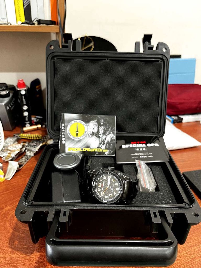 Đồng hồ quân đội Mỹ MTM special ops watch full hộp