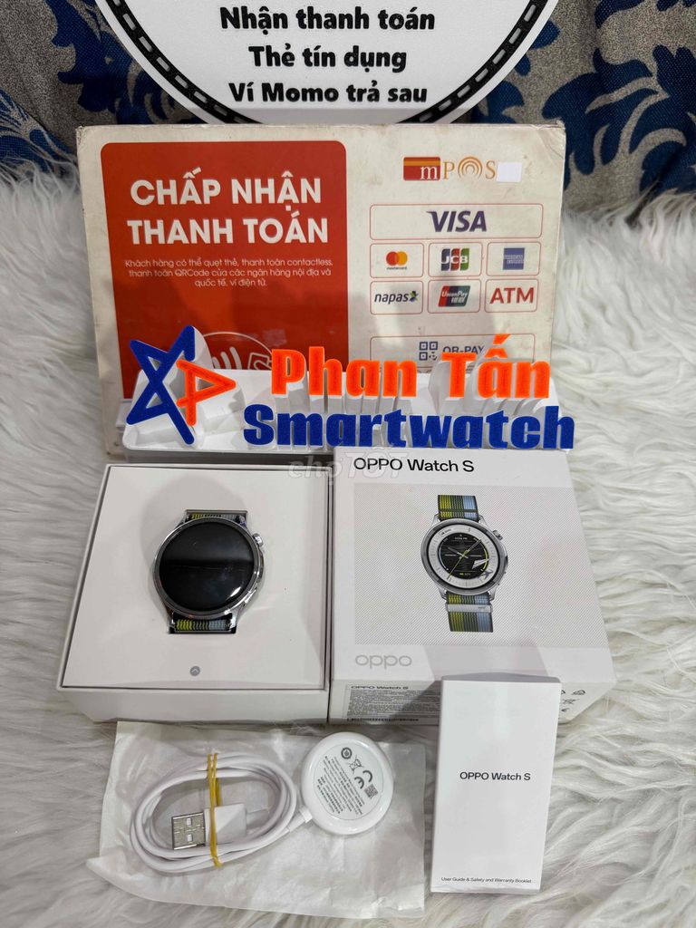 Oppo Watch S Nylon 20/1/2027 full box 99%. Mua bán Thiết bị đeo thông minh tại Quận Tân Phú Tp Hồ Chí Minh được đăng bởi Phan Tấn SmartWatch hình 1
