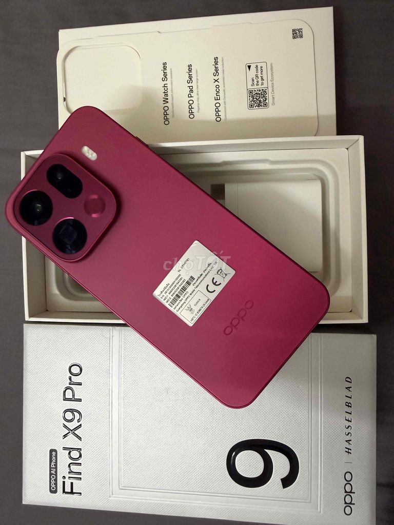 OPPO Find X9 Pro Đỏ Như mới. Mua bán Điện thoại tại Thành phố Thủ Đức Tp Hồ Chí Minh được đăng bởi Phẩm Quốc Thông hình 1
